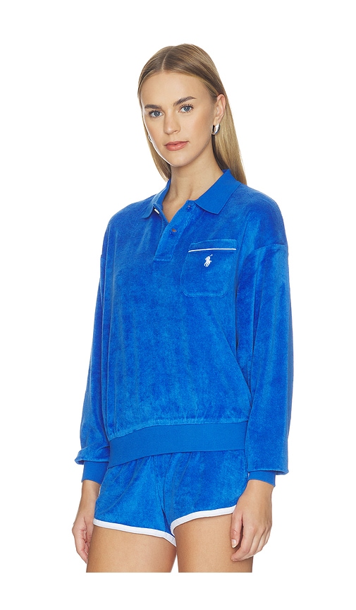 Polo Ralph Lauren Cotton Terry Long Sleeve Polo | Thumbnail 2 Polo Ralph Lauren Cotton Terry Long Sleeve Polo | Thumbnail 2