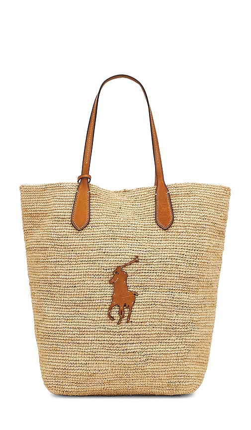 Polo Ralph Lauren Raffia Tote