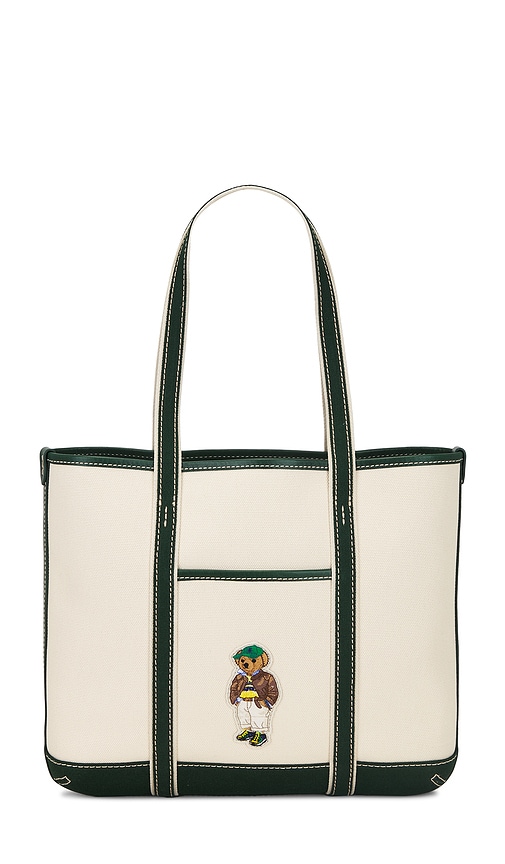 Polo Ralph Lauren Fall Bear Small Tote In Multi