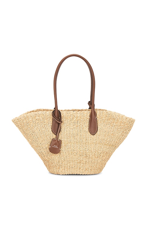 Polo Ralph Lauren SAC FOURRE-TOUT RAFFIA STRIPE en Neutral 641 €