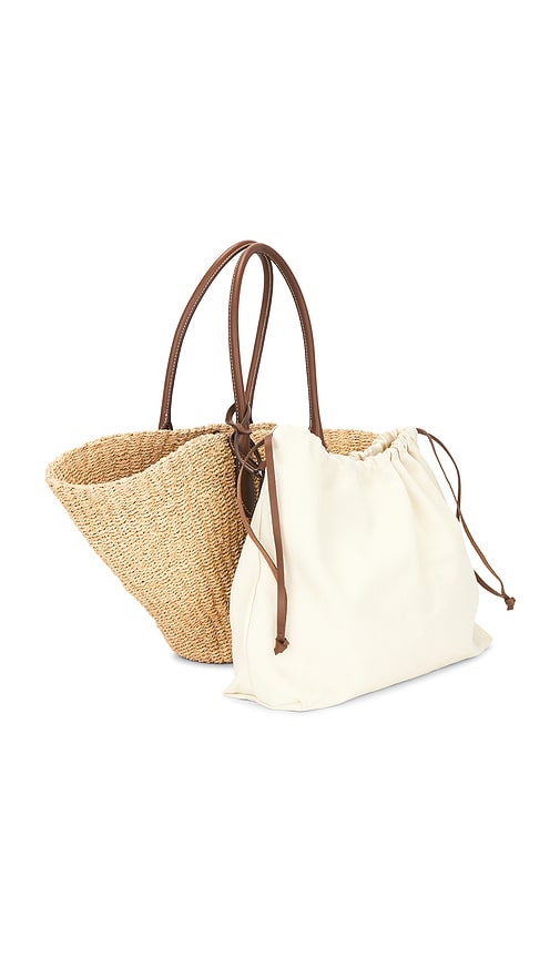  Polo Ralph Lauren Tote-bag Raffia Stripe In Neutral. 