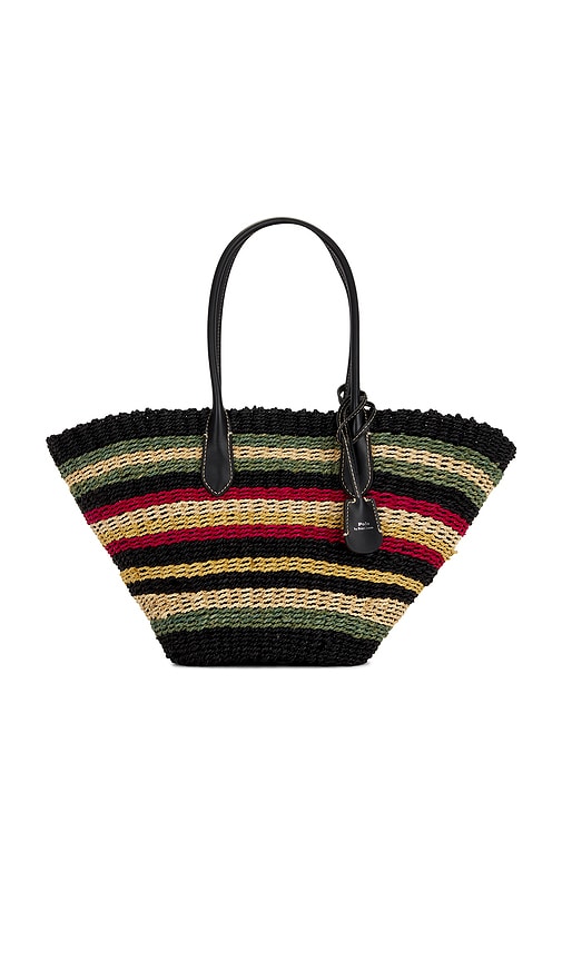 Polo Ralph Lauren SAC FOURRE-TOUT TWIST RAFFIA en Brown 641 €