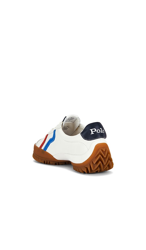 Polo Ralph Lauren Low-top-sneaker Aus Nappaleder In White. Größe 6. Also In 6.5, 7, 7.5, 8, 8.5, 9.5, 10. 