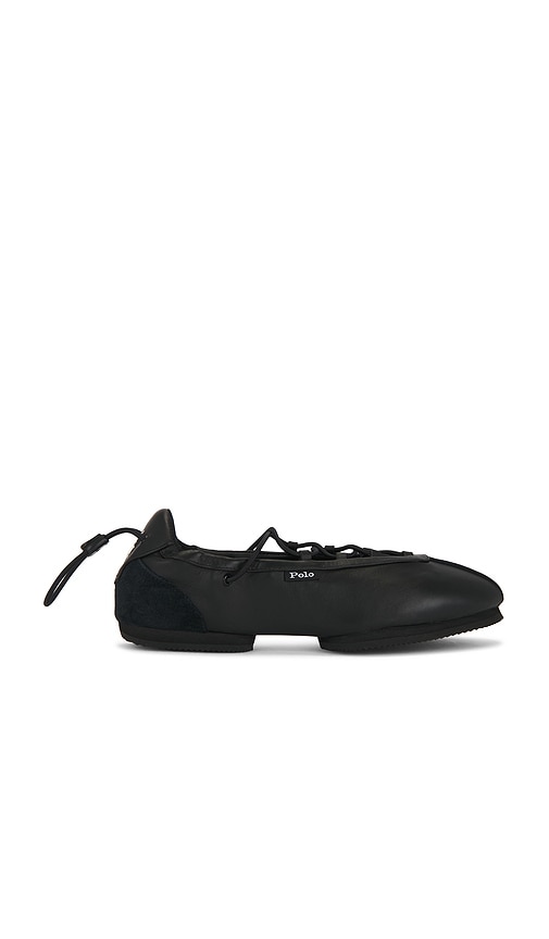 Nappa Leather Ballerina Lace Up Sneaker