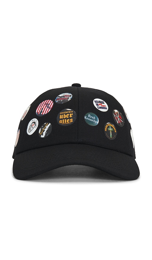 Pleasures X Dead Kennedys Buttons Cap In Black