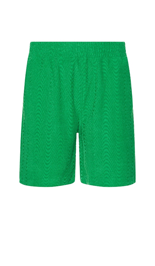 Pleasures Zen Terry Shorts In Green