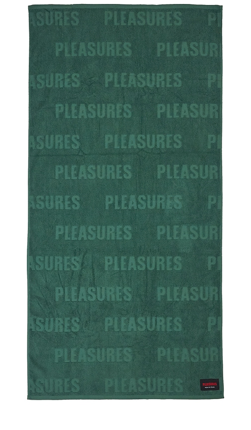 Pleasures Impact Bath Towel in Green