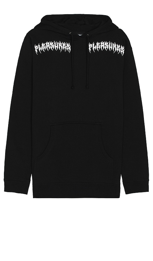 Shop Pleasures Ripped Hoodie In Black