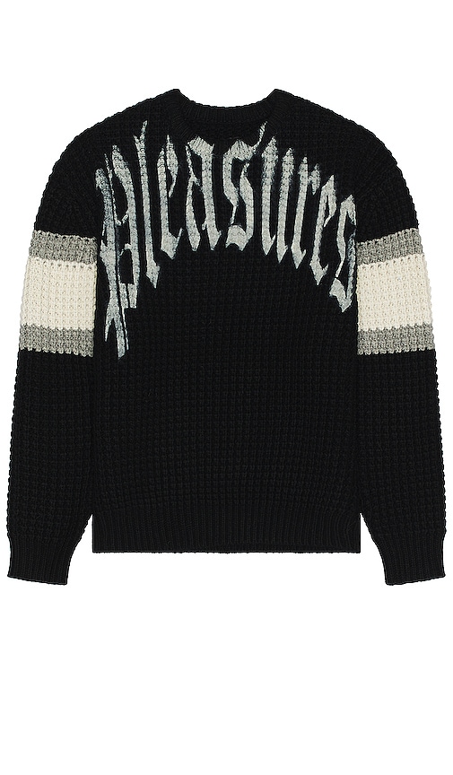 Shop Pleasures Twitch Chunky Knit Sweater In Black