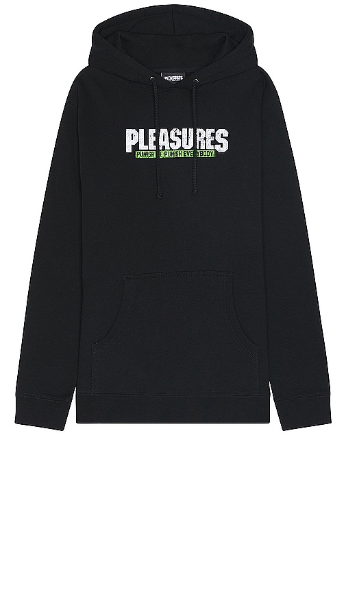 Shop Pleasures Punish Hoodie In 黑色