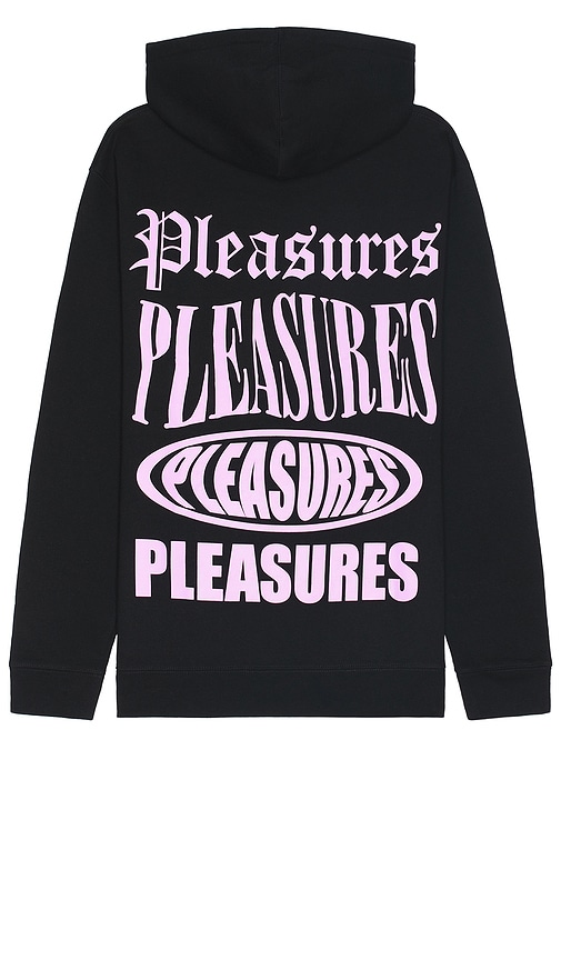 Pleasures Stack Hoodie in Black