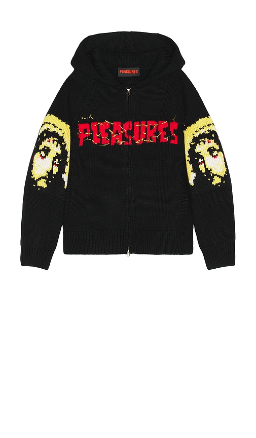 Pleasures Chosen Knitted Hoodie In Black