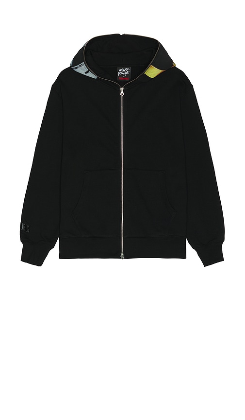 Pleasures Daft Punk Ram Graphic Zipper Hoodie In Black
