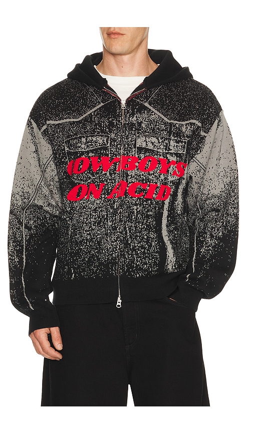 Pleasures Acid Cowboy Knitted Hoodie