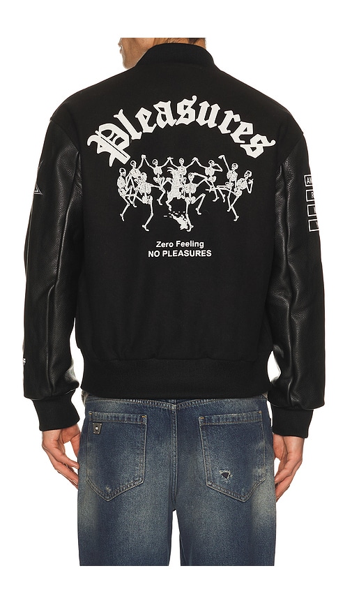 Pleasures x Zero Skateboards Varsity Jacket