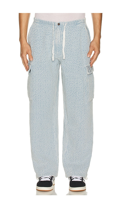 Pleasures Knitted Indigo Cargo Pants