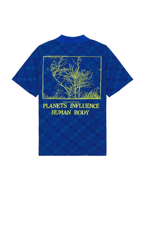 Planets Polo in Blue. - size S (also in L, M, XL/1X)