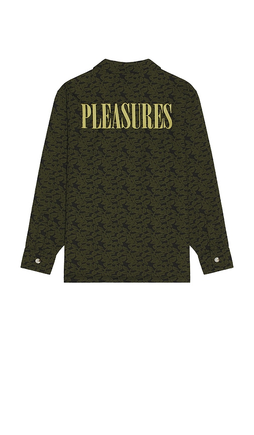 Pleasures Leaf Half Zip Shirt