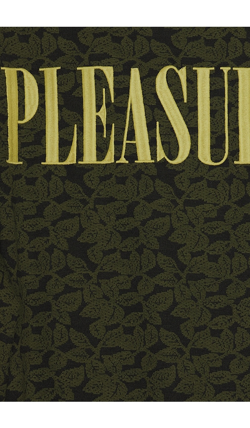  Pleasures Reissverschlussshirt Leaf In Green. Größe S. Also In L. 
