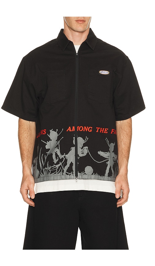 Pleasures Fairies Zip Shirt