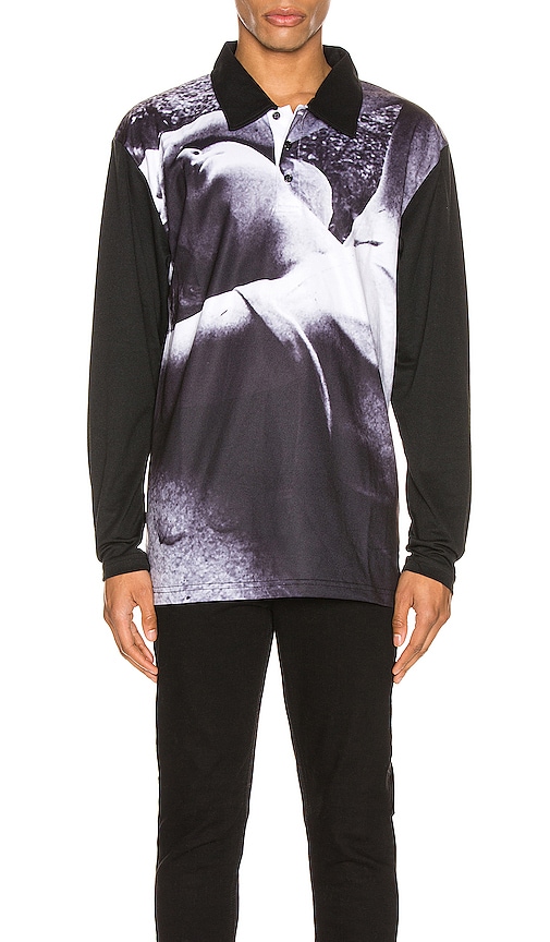 x Joy Division Apart Long Sleeve Polo