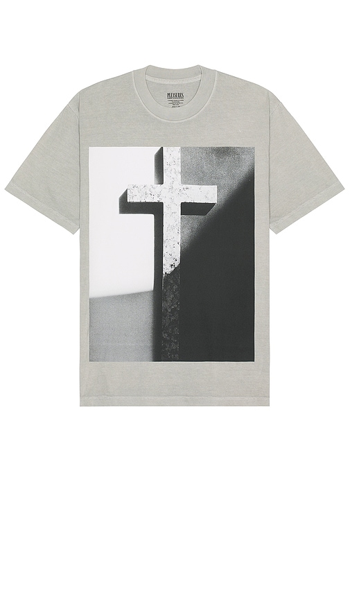 Pleasures Cross T-shirt in Grey