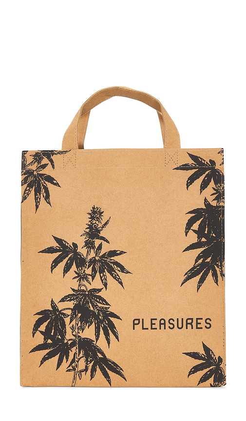  Pleasures Leaf Washable Kraft Bag In Brown. 