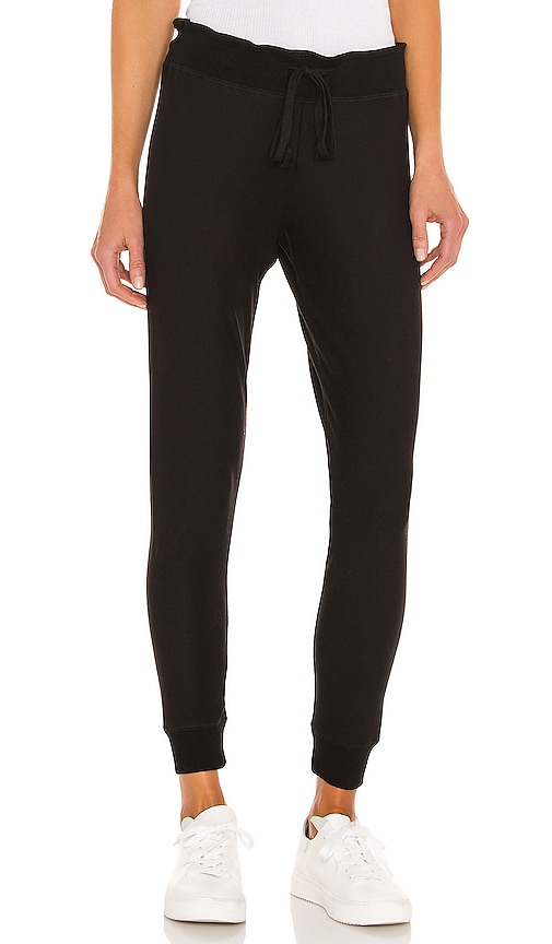 Plush Super Soft Fleece Lined Skinny Sweatpant in Black | REVOLVE