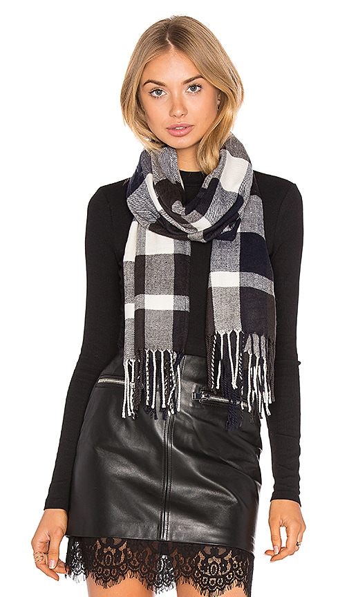 Plush ultra soft plaid sales scarf