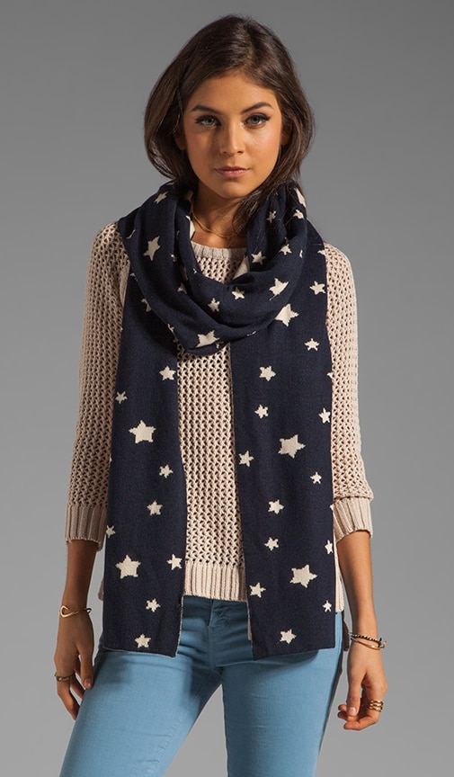 Star Knit Reversible Scarf