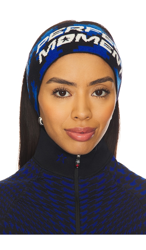 Perfect Moment Headband Ii in Black & True Indigo
