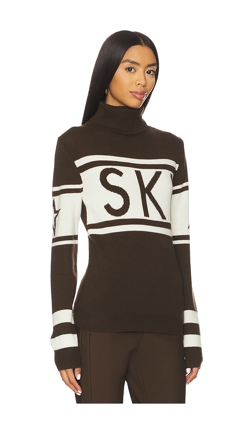 Perfect Moment Schild Sweater Chocolate In Brown