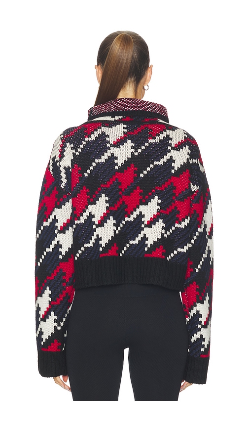  Perfect Moment Jersey Turtle Neck Herringbone En Color Navy,black Talla L  (también En M, S, Xl, Xs). 