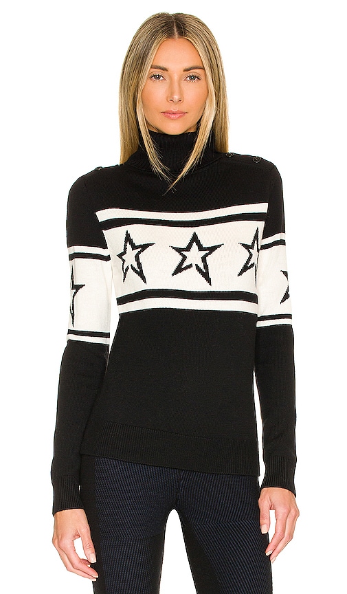 Perfect Moment Chopper Sweater in Black | REVOLVE