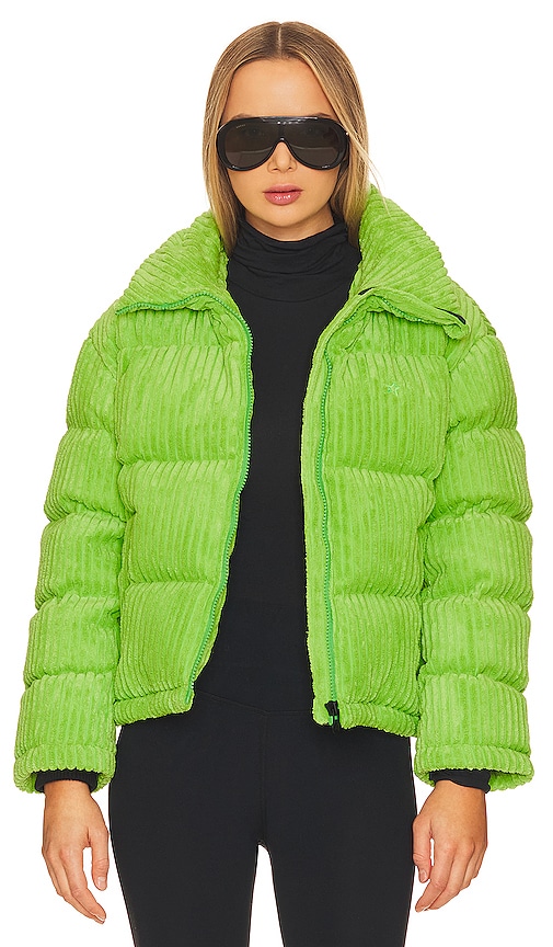 Perfect Moment Jumbo Down Jacket In Green