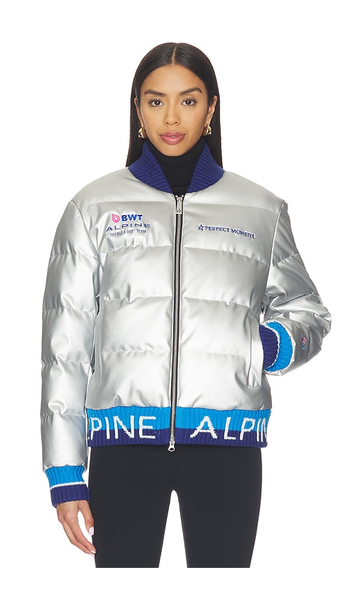 Perfect Moment Unisex Silverstone Bomber L In White