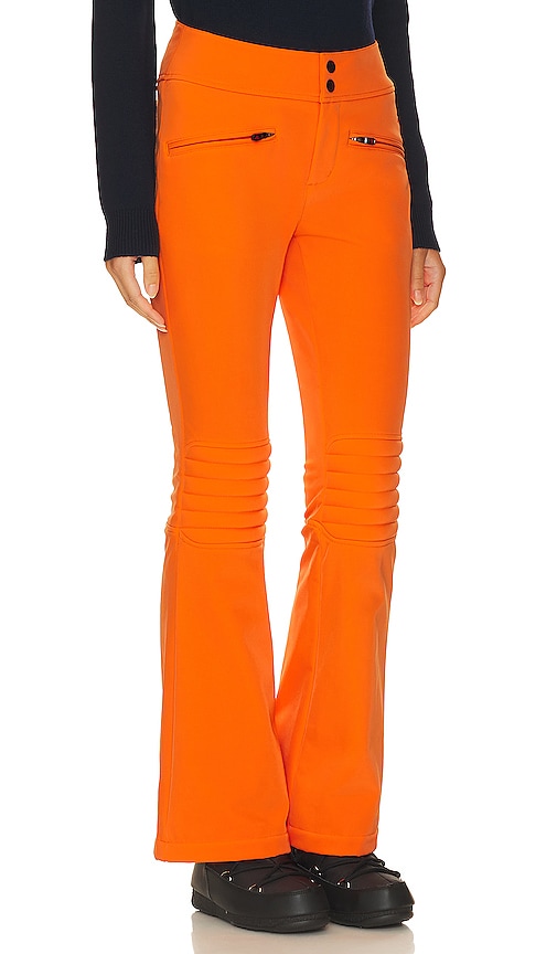 Shop Perfect Moment Aurora Flare Race Pant In Red Orange