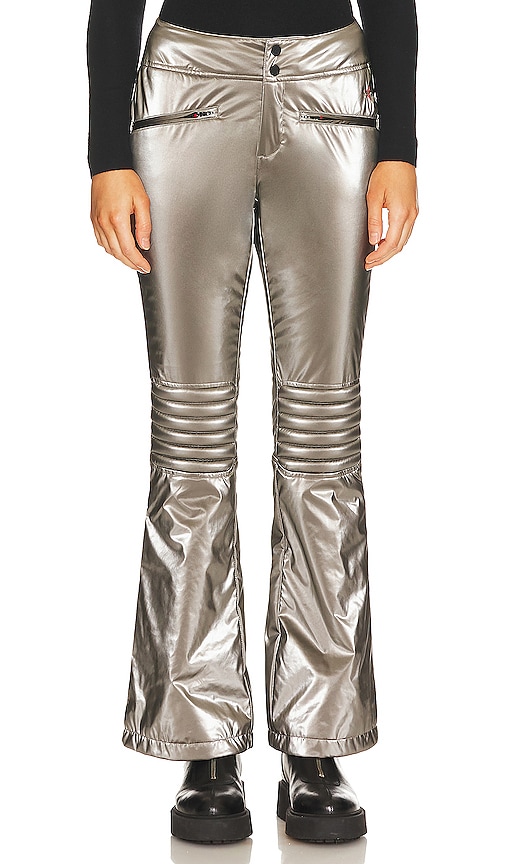 Perfect Moment Aurora Flare Race Pant In Gunmetal Silver