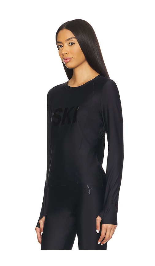 Perfect Moment Ski Crewneck Baselayer Top Xl In Black