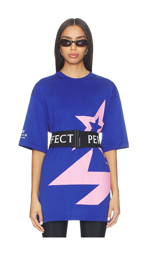 Perfect Moment Oversized Logo Tshirt In Blue