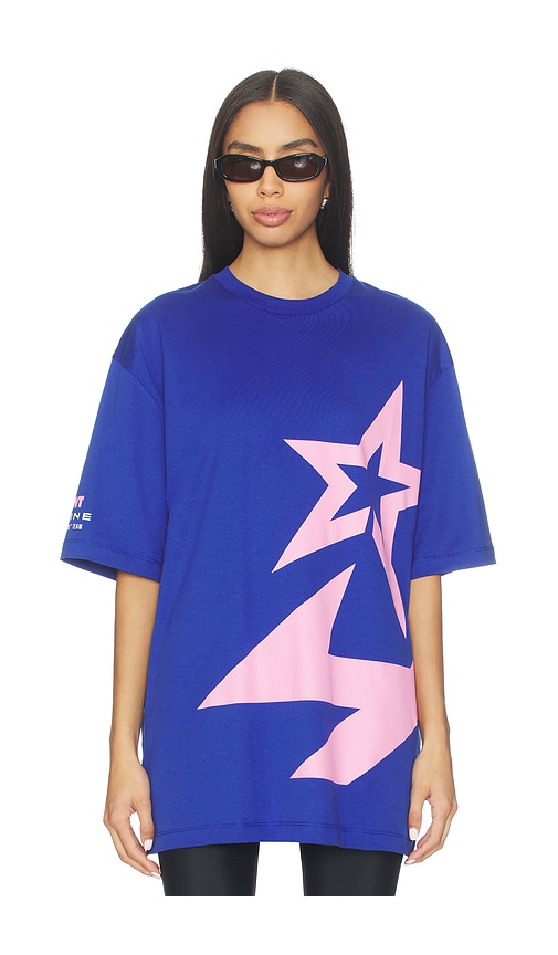Perfect Moment Oversized Logo Tshirt In Blue