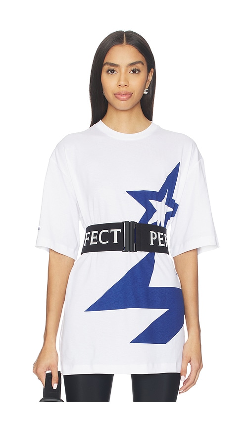 Perfect Moment Oversized Logo Tshirt In White
