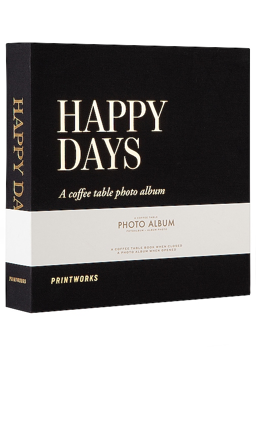Shop Printworks Happy Days Photo Album In Black