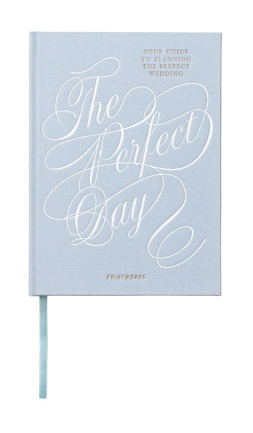 Printworks The Perfect Day Wedding Planner In Blue