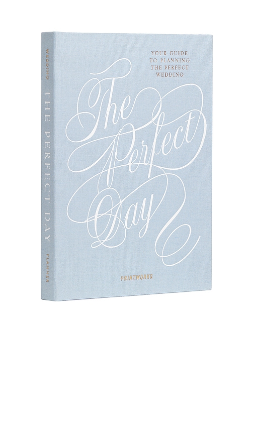 Printworks The Perfect Day Wedding Planner In Blue