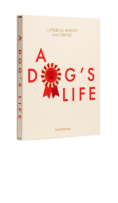 Printworks A Dog's Life Dog Journal In Red