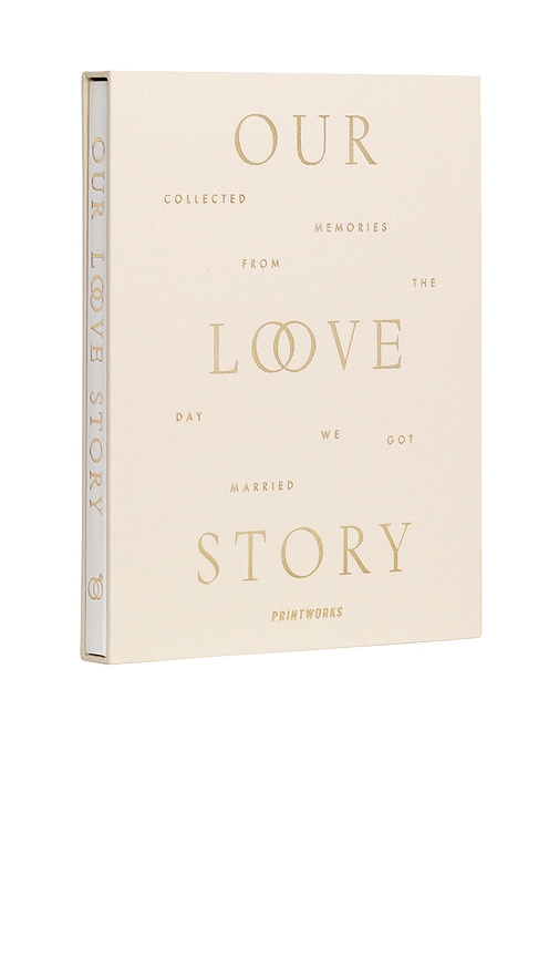 Printworks Our Love Story Wedding Journal In Neutral