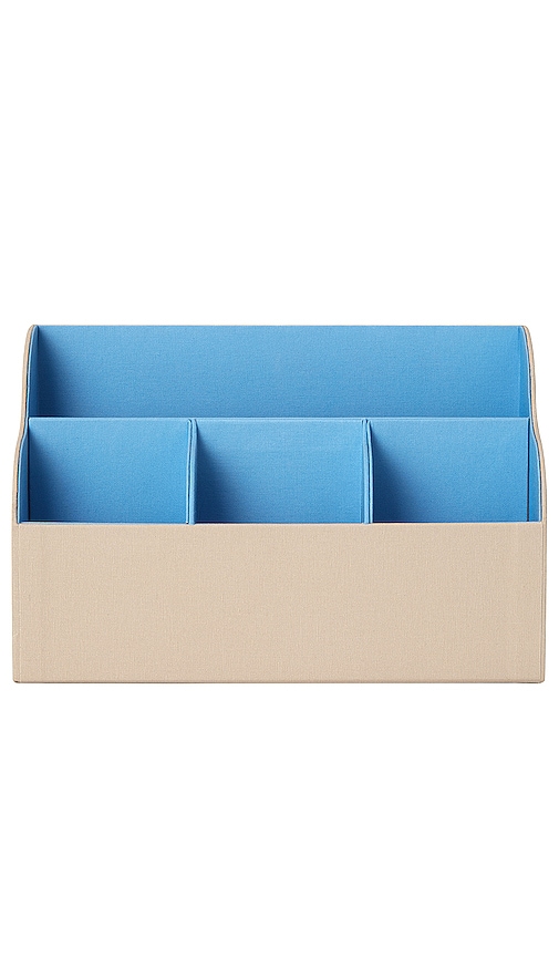 Printworks Desktop Organizer – 米黄色、蓝色 In Beige & Blue