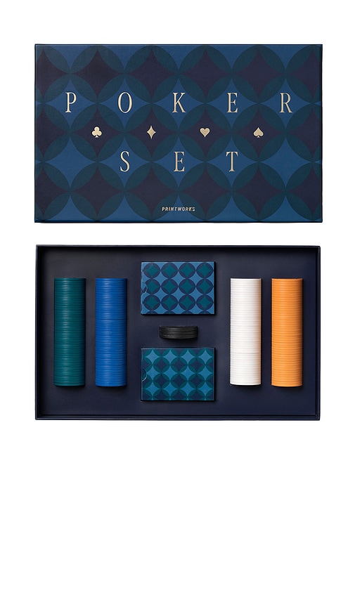 Printworks Art Of Poker in Navy.