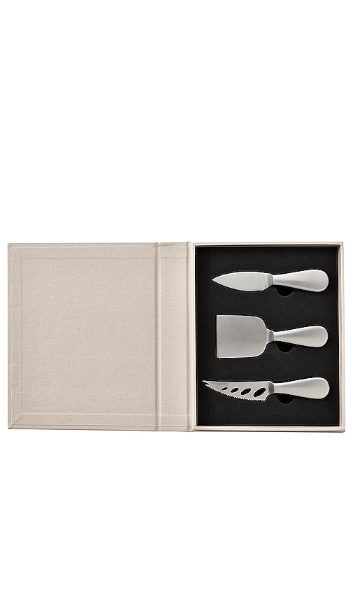  Printworks The Essentials Cheese Tools In Beige/yellow. 